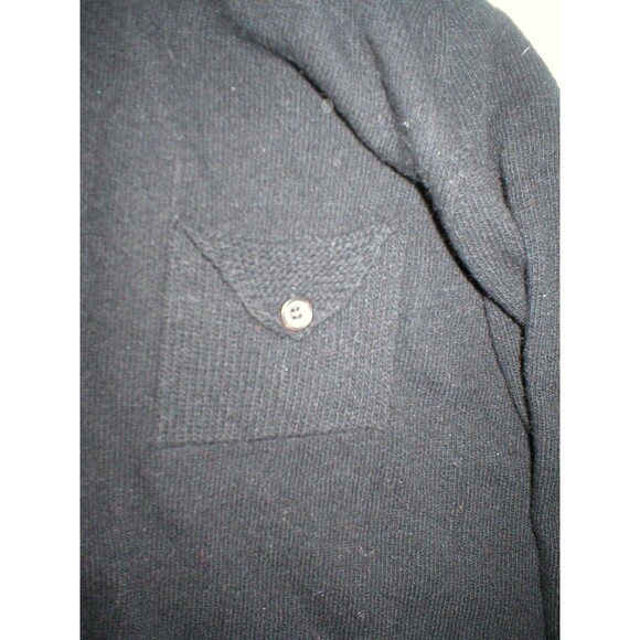 NWT New Womens XS Designer See By Chloe Black Cashmere Wool Sweater Turtleneck - Picture 4 of 11